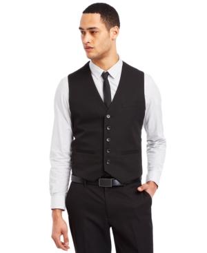 Kenneth Cole Reaction Black Vest