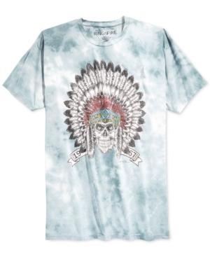 Ring Of Fire Tie Dye Chief Head T-shirt