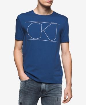 Calvin Klein Jeans Men's Stylized Logo Print T-shirt