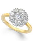 Marchesa Certified Diamond Snowflake Ring In 18k Gold (1-1/3 Ct. T.w.)