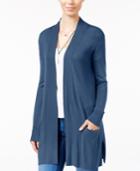 Hippie Rose Juniors' Open-front Cardigan