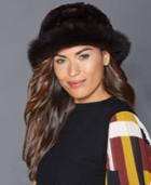 The Fur Vault Fox-trim Rabbit Fur Hat