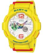 Baby-g Women's Analog-digital Yellow Resin Strap Watch 49x44mm Bga180-9b
