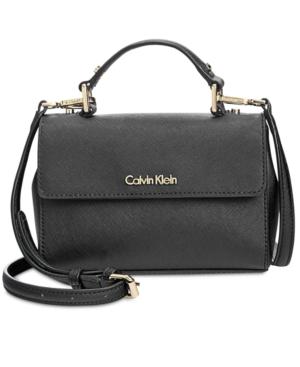 Calvin Klein Saffiano Leather Crossbody