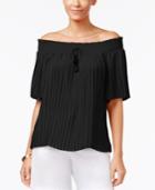 Thalia Sodi Pleated Off-the-shoulder Top, Only At Macy's