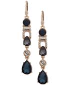 Ivanka Trump Gold-tone Crystal & Crystal Linear Drop Earrings