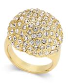 Thalia Sodi Gold-tone Crystal Pave Dome Ring, Only At Macy's