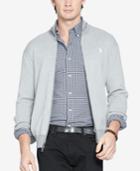 Polo Ralph Lauren Men's Full-zip Striped Pima Sweater