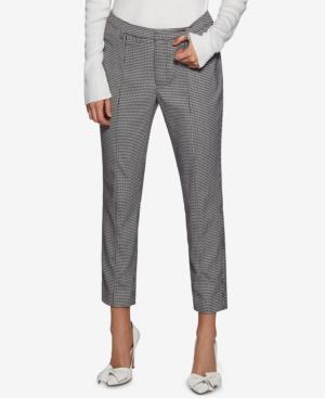 Avec Les Filles Houndstooth Cropped Pants