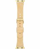 I.n.c. Women's Gold-tone Glitter Silicone Apple Watch Strap, Created For Macy's