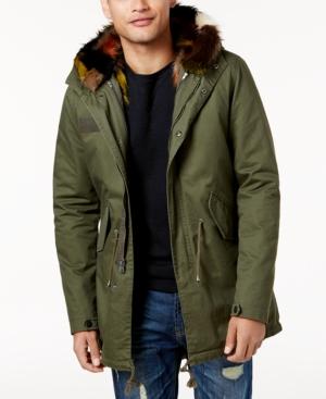 Reason Men's Hillside Faux-fur Lined Parka