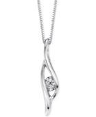 Sirena Diamond Pendant Necklace (1/5 Ct. T.w.) In 14k White Gold