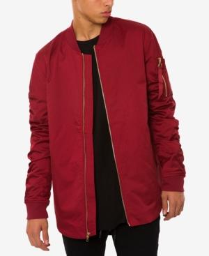 Jaywalker Men's Curved-hem Bomber Jacket, Created For Macy's