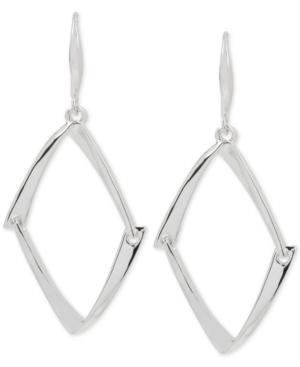 Robert Lee Morris Soho Silver-tone Geometric Drop Earrings