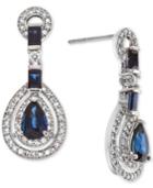 Certified Ruby (1-1/2 Ct. T.w.) & Diamond (1/2 Ct. T.w.) Drop Earrings (also In Sapphire)