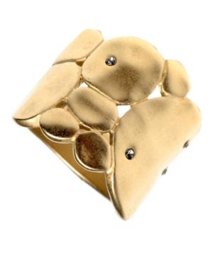 Kenneth Cole New York Ring, Gold-tone Circles
