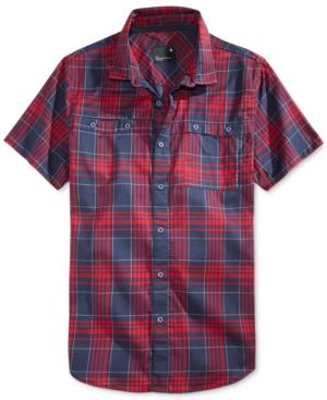 Tavik Shin Short-sleeve Plaid Shirt