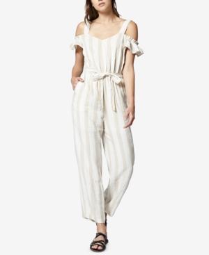 Sanctuary Chasing The Sun Striped Cold-shoulder Jumpsuit