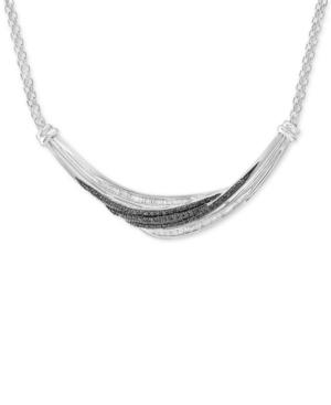 Diamond Statement Necklace (1/2 Ct. T.w.) In Sterling Silver