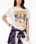 Mighty Fine Juniors' Cotton Woodstock Graphic Boyfriend T-shirt