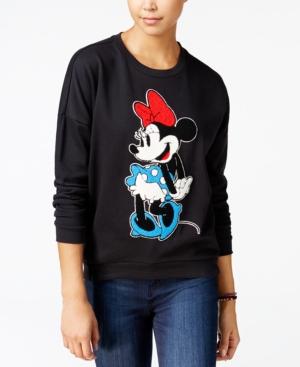 Disney Juniors' Minnie Mouse Patch Graphic Sweatshirt