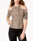 Guess Pandie Fitted Cold-shoulder Top