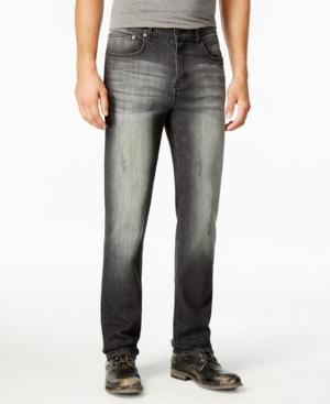 American Rag Men's Forest Slim-straight Fit Black-wash Jeans, Only At Macy's