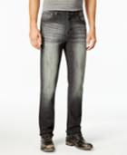 American Rag Men's Forest Slim-straight Fit Black-wash Jeans, Only At Macy's