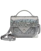 Dkny Jaxone Mini Hologram Top-handle Crossbody, Created For Macy's