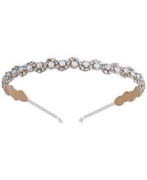 Deepa Silver-tone Crystal & Stone Headband