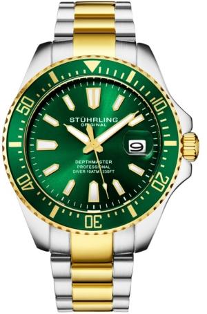 Stuhrling Original Men's Diver Bracelet Watch