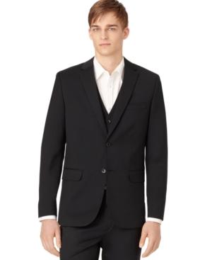 Calvin Klein Men's Navy Two-button Blazer