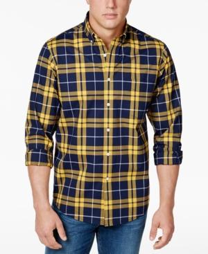 Club Room Men's Stretch Plaid Shirt, Created For Macy's