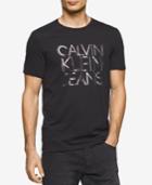 Calvin Klein Jeans Men's Foil Logo Graphic-print T-shirt