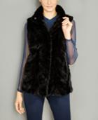 The Fur Vault Mink Fur Reversible Vest