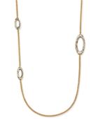 Erwin Pearl Atelier For Charter Club Gold-tone Enamel Oval Long Necklace, Only At Macy's