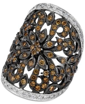 Le Vian Red Carpet Diamond Filigree Statement Ring (2 Ct. T.w.) In 14k White Gold