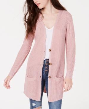 Oh! Mg Juniors' Shine Button-front Cardigan