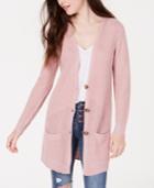 Oh! Mg Juniors' Shine Button-front Cardigan