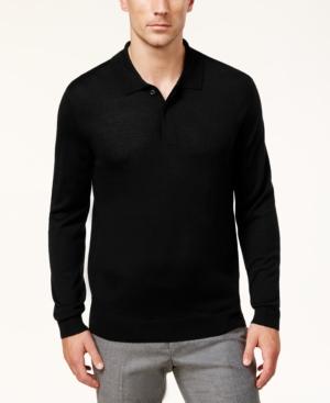 Club Room Men's Long-sleeve Polo
