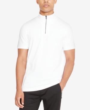 Kenneth Cole Reaction Men's Mock-collar Biker T-shirt