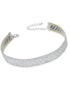 Inc International Concepts Silver-tone Crystal Choker Necklace, Created For Macy's