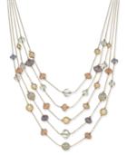 Inc International Concepts Gold-tone Multi-bead Layer Necklace, Only At Macy's