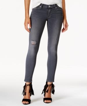 Hudson Jeans Ripped Super-skinny Ankle Jeans