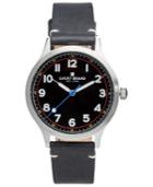 Lucky Brand Men's Jefferson Black Leather Strap Watch 38mm