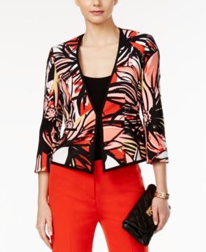 Kasper Abstract-print Twill Jacket