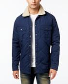 Lucky Brand Men's Quilted Jacket With Faux-sherpa Lining