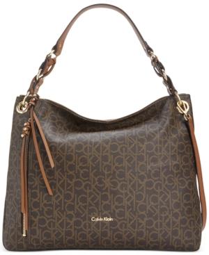 Calvin Klein Monogram Hobo