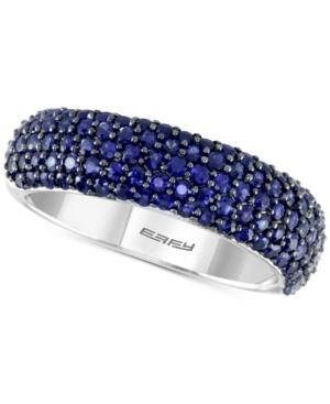 Final Call By Effy Sapphire Pave Ring (1-5/8 Ct. T.w.) In 14k White Gold