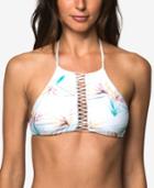 O'neill Paradise High-neck Cutout Bikini Top Women's Swimsuit